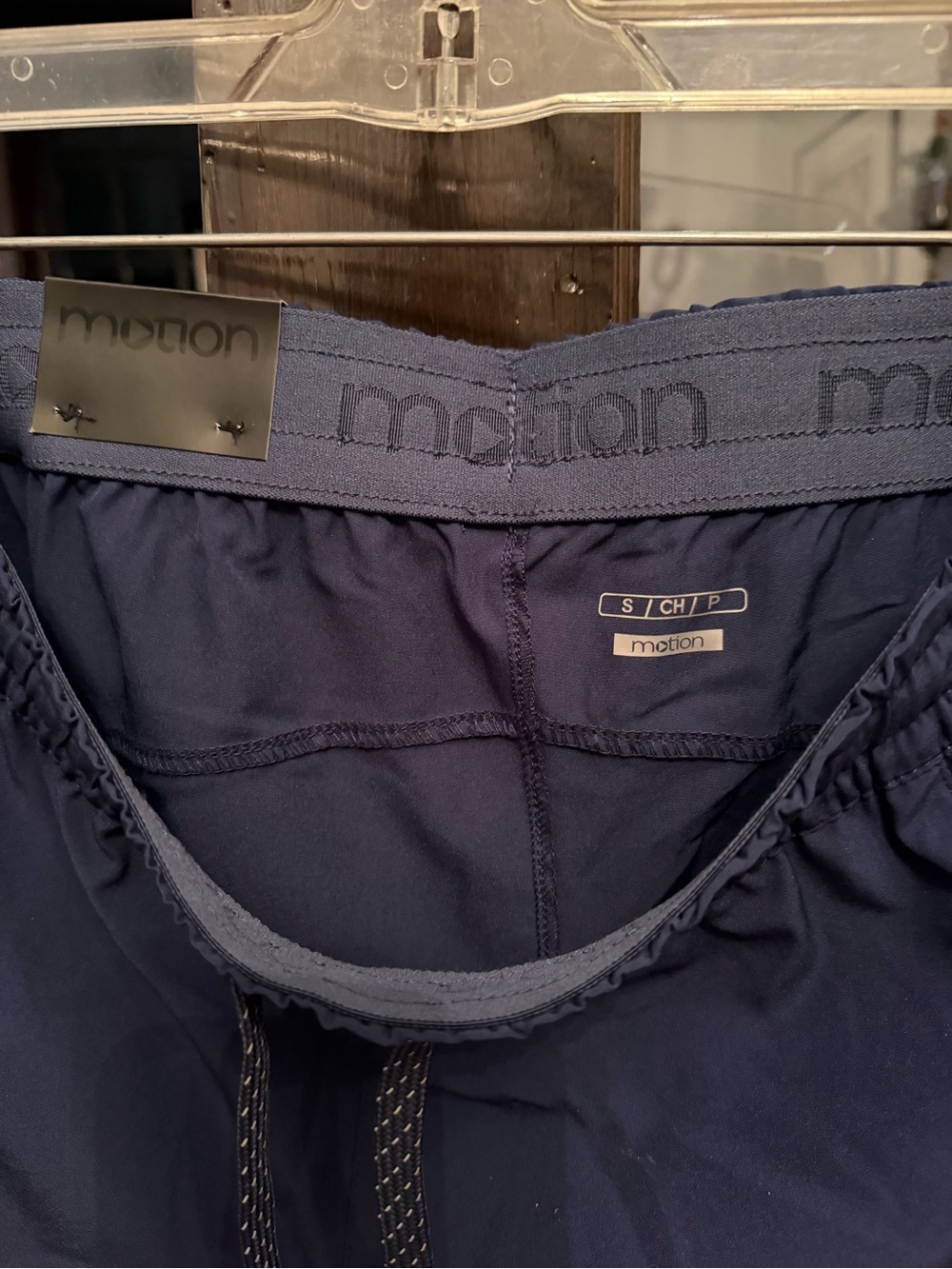 Performance Drawstring Athletic Shorts - Navy - Picture 3 of 3